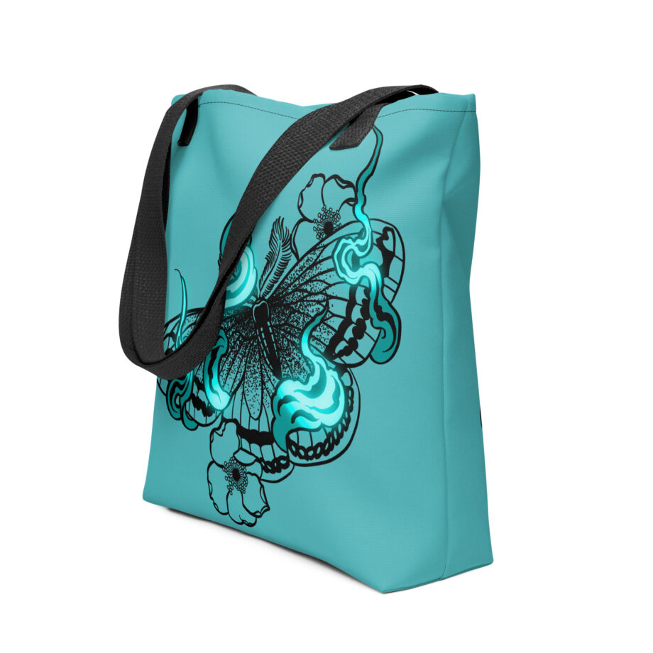 Blue Flame Moth Tote