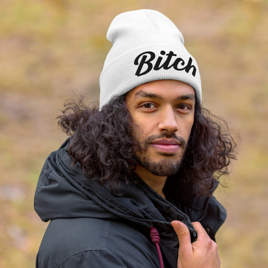 B*tch Cuffed Beanie - Image 2