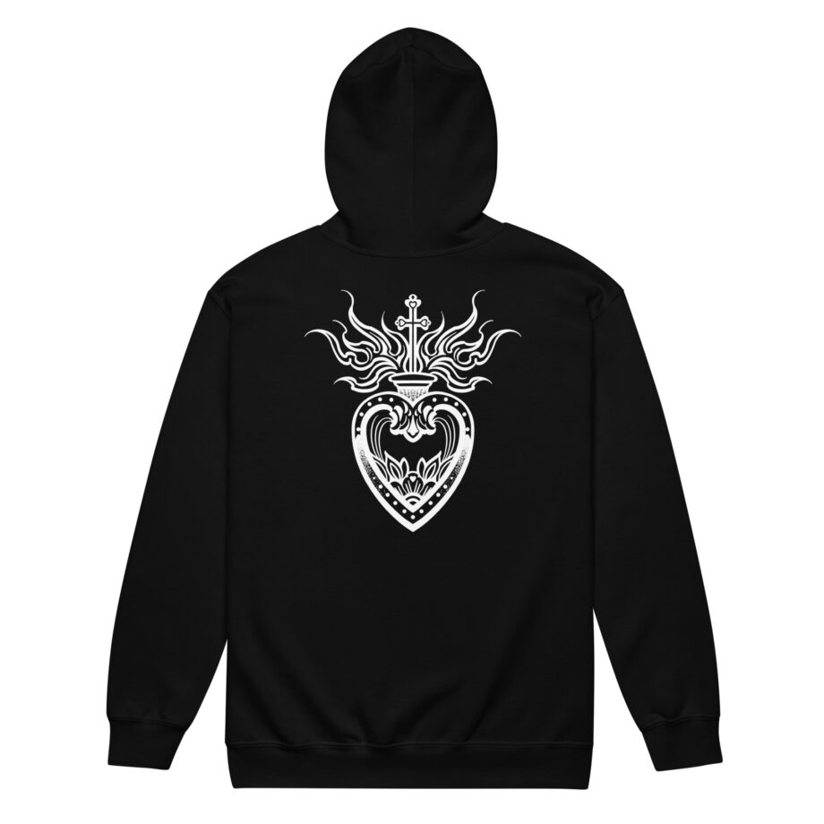 Sacred heart Unisex heavy blend zip hoodie