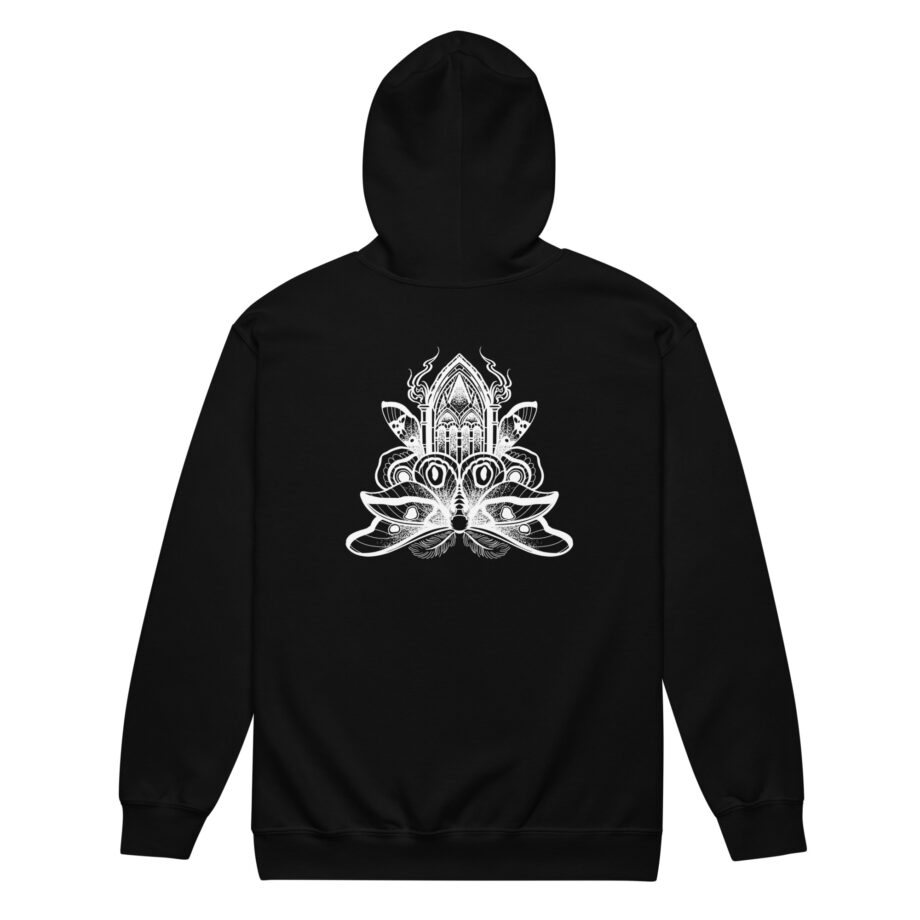 Sacred window Unisex heavy blend zip hoodie